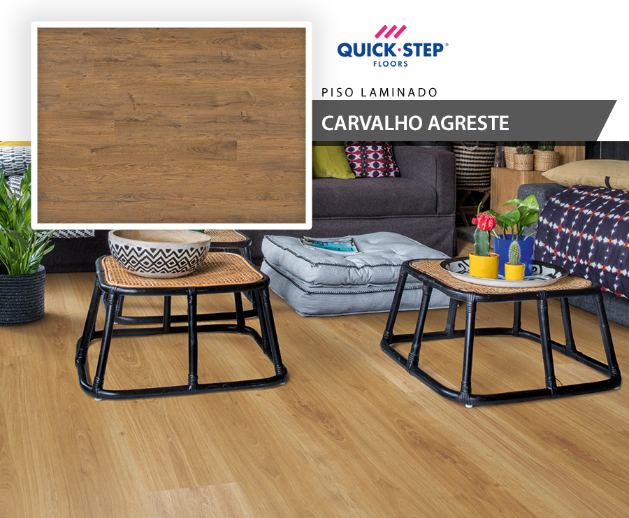 Piso Laminado - Quick Step Vision - Carvalho Agreste