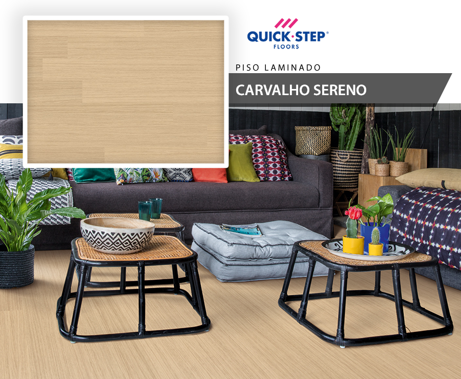 Piso Laminado - Quick Step Vision - Carvalho Sereno